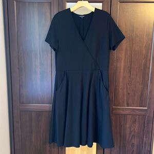 Lands’ End Black Dress